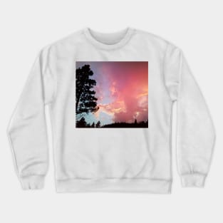 Cotton Candy Sunset, British Columbia, Canada Crewneck Sweatshirt